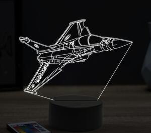 Beling 3D lampa,Mirage 2000C, 16 farebná ULA14