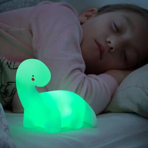 InnovaGoods Viacfarebná LED lampa v tvare dinosaura Lightosaurus