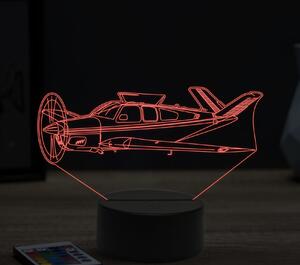 Beling 3D lampa,Beechcraft Bonanza, 16 farebná ULA20