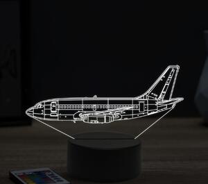 Beling 3D lampa,boeing 737-130, 16 farebná ULA23
