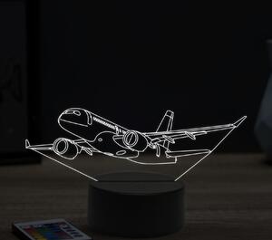 Beling 3D lampa,Airbus A220, 16 farebná ULA25