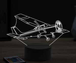 Beling 3D lampa,Cessna 172, 16 farebná ULA27