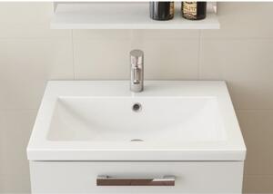 Cersanit Melar, umývadlová skrinka 594x442 mm, biela lesklá, S614-010