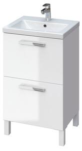 Cersanit Melar, umývadlová skrinka 594x442 mm, biela lesklá, S614-010