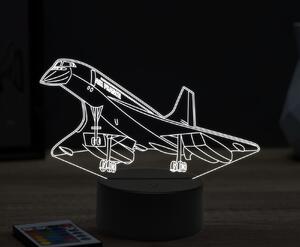 Beling 3D lampa,Concorde, 16 farebná ULA31