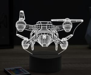 Beling 3D lampa,dron, 16 farebná ULA33