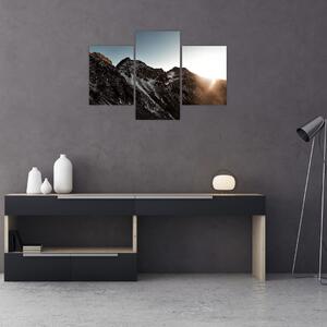 Obraz skalnatého pohoria (90x60 cm)