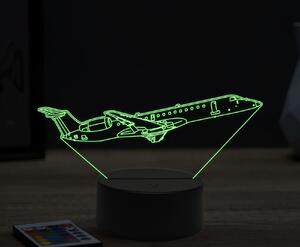 Beling 3D lampa,Embraer ERJ-1451, 16 farebná ULA36