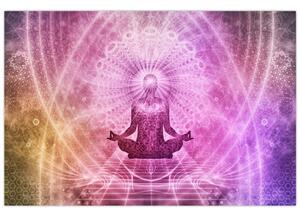 Obraz - Meditačná aura (90x60 cm)