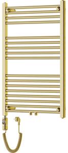 Mexen Mars, elektrické vykurovacie teleso 900 x 600 mm, 300 W, zlatá lesklá, W110-0900-600-2300-50
