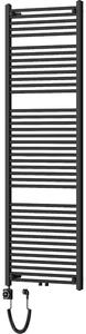 Mexen Mars, elektrické vykurovacie teleso 1800x600 mm, 900W, čierna matná, W110-1800-600-6900-70