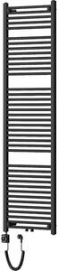 Mexen Mars, elektrické vykurovacie teleso 1800 x 500 mm, 900 W, čierna, W110-1800-500-6900-70
