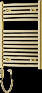 Mexen Helios, elektrické vykurovacie teleso 800 x 600 mm, 600 W, zlatá lesklá, W103-0800-600-2600-50