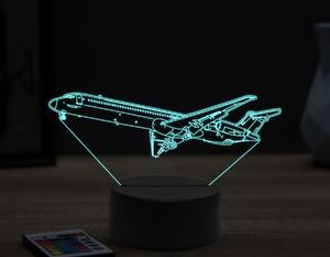 Beling 3D lampa,McDonnell Douglas MD-80,16 farebná ULA55