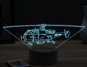 Beling 3D lampa,Marine helicopter,16 farebná ULA54