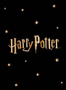 Detská deka Harry Potter Gold Stars 130x170 cm