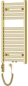 Mexen Hades, elektrické vykurovacie teleso 800 x 400 mm, 300 W, zlatá lesklá, W104-0800-400-2300-50