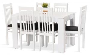 Jedálenská zostava DOROTA stôl + 6 stoličiek