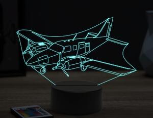 Beling 3D lampa,Piper pa 34,16 farebná ULA62