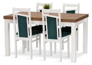 Jedálenská zostava TOLA stôl + 4 stoličky