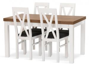 Jedálenská zostava ZYTA stôl + 4 stoličky