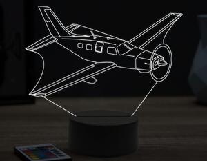 Beling 3D lampa,Piper pa 46,16 farebná ULA63