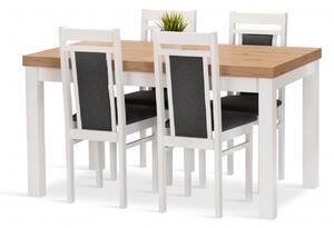 Jedálenská zostava NINA stôl + 4 stoličky