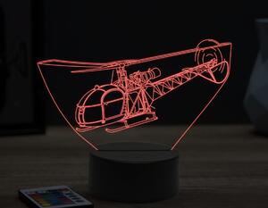 Beling 3D lampa,privátna helikoptéra,16 farebná ULA65