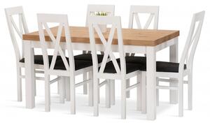 Jedálenská zostava RITA stôl + 6 stoličiek