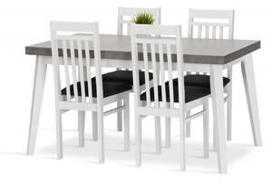 Jedálenská zostava TABITA stôl + 4 stoličky