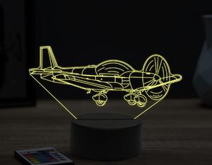 Beling 3D lampa,privátne lietadlo,16 farebná ULA66