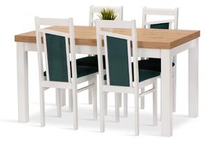 Jedálenská zostava ROMA stôl + 4 stoličky