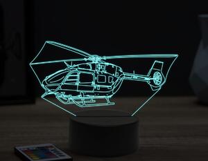 Beling 3D lampa,rescue helicopter,16 farebná ULA67