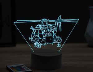 Beling 3D lampa,SA 321 Super Frelon,16 farebná ULA69