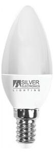 LED Žiarovka Sviečka Silver Electronics 970714 E14 7W