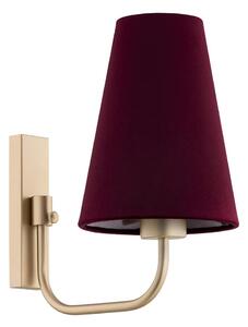 Argon 8313 - Nástenná lampa SAFIANO 1xE27/15W/230V vínová