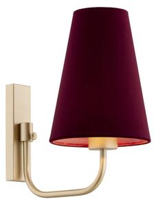 Argon 8313 - Nástenná lampa SAFIANO 1xE27/15W/230V vínová