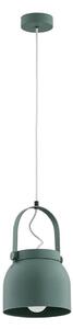 Argon 8283 - Luster na lanku LOGAN 1xE27/15W/230V pr. 20 cm zelená