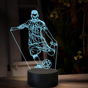Beling 3D lampa,Lionel Messi,futbalový darček, 16 farebná TZ14