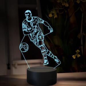 Beling 3D lampa,Erling Haaland,futbalový darček ,16 farebná TZ13