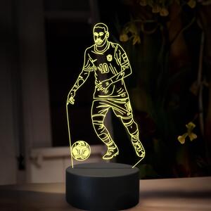 Beling 3D lampa,Neymar, futbalový darček, 16 farebná TZ19