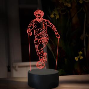 Beling 3D lampa, Mohamed Salah, futbalový darček, 16 farebná TZ18