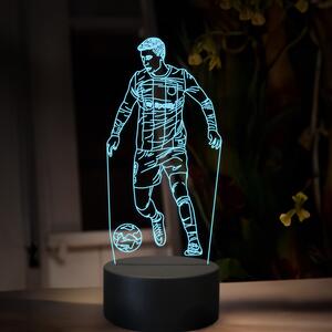 Beling 3D lampa,Robert Lewandowski, futbalový darček, 16farebná TZ21