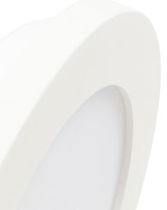 Stropné svietidlo biele 17 cm vrátane LED 3-stupňové stmievateľné IP44 - Steve