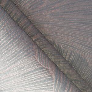 Elegantný zamatový stredový obrus v striebornej farbe s krásnym vzorom strieborná