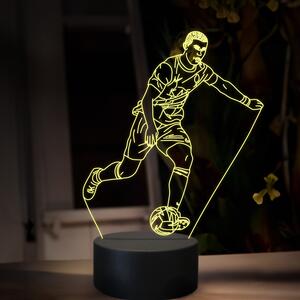 Beling 3D lampa,Cristiano Ronaldo, futbalový darček ,16 farebná TZ23
