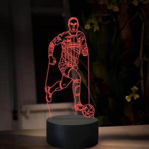 Beling 3D lampa,Virgil van Dijk, futbalový darček ,16 farebná TZ25
