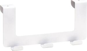 Bemeta Design WHITE: Vešiak, na dvere, s 3 háčikmi - 101106224