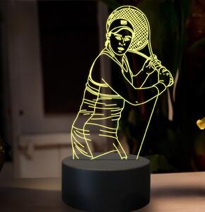 Beling 3D lampa, Ashleigh Bartyová, 16 farebná SXZ4