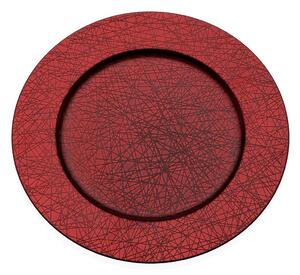 Plytký tanier Versa Červená Polypropylén 33 x 33 cm